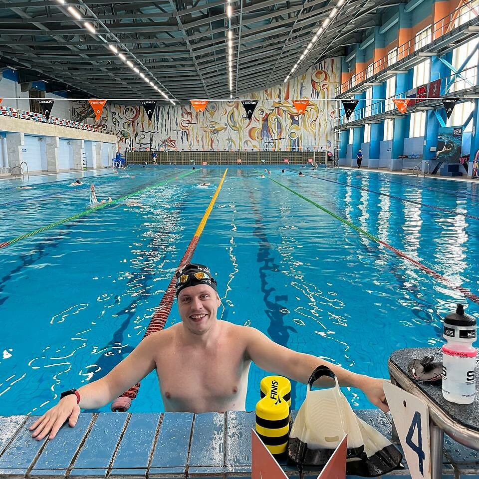Михаил Мальков – благо-пловец. Фото: предоставлено фондом "Все все вместе". 