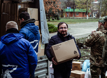 Фонд «География Добра» доставил 1 тонну гуманитарного груза в ЛНР и ДНР