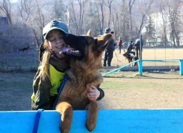 Клуб собаководства Альфа проводит "Уроки Добра" в образовательных учреждениях Республики Алтай