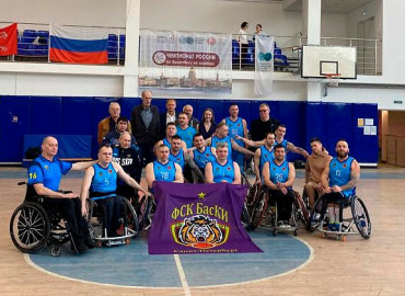 В Санкт-Петербурге впервые прошёл Чемпионат России по баскетболу на колясках