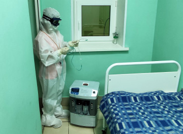 Районной больнице в Нижегородской области передали 9 новых аппаратов для кислородной терапии